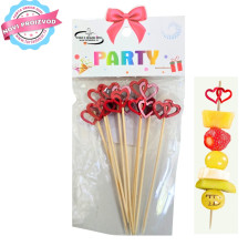 Torta Dekor Party Čačkalice SRCE DUPLO 12cm - 12kom